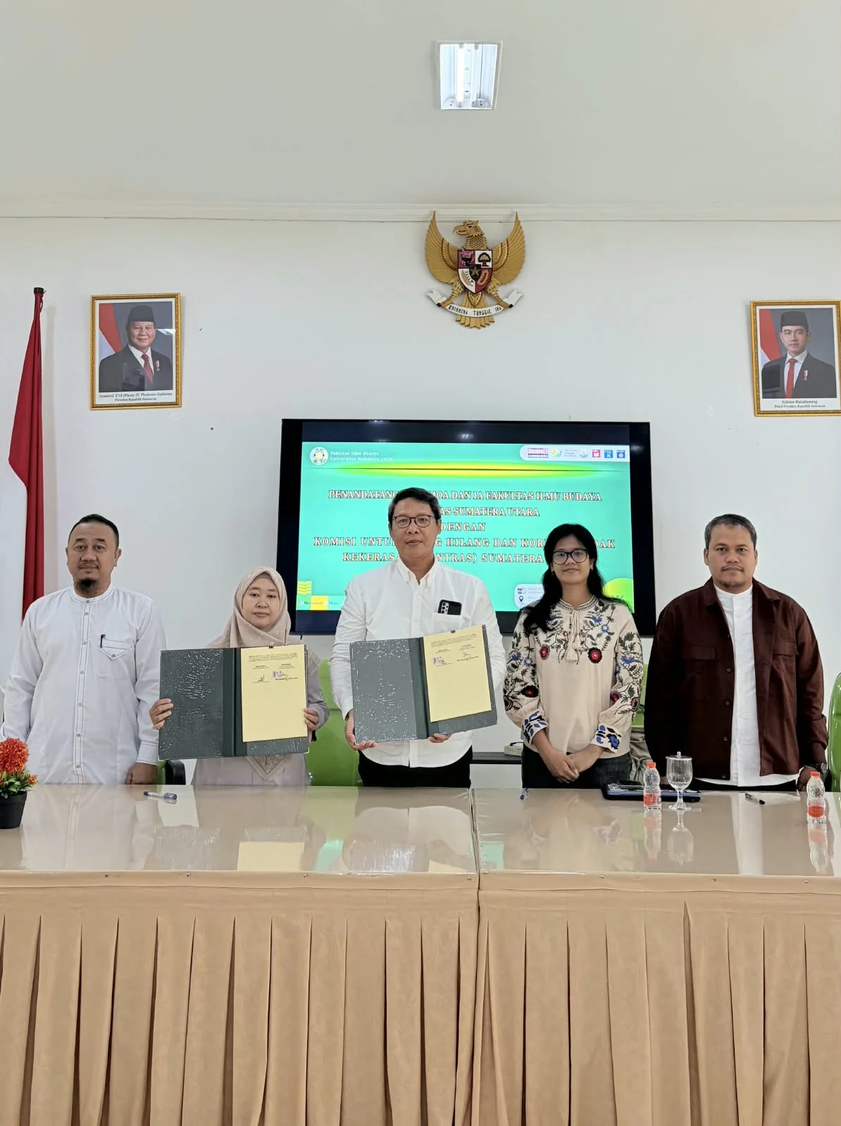 FIB USU dan KontraS Sumatera Utara Perkuat Kolaborasi melalui Penandatanganan MoA dan IA